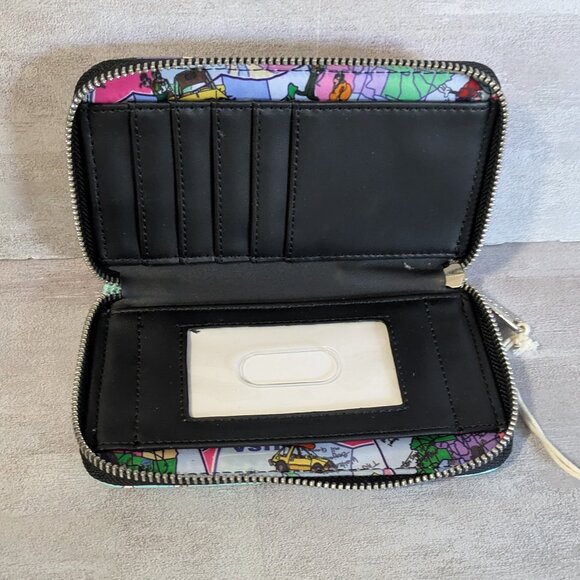 Loungefly Disney Goofy Movie Collage Ziparound Wallet NEW - Picture 3 of 4